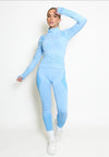 Activewear Gym Set Blue Three Piece  | Uniquely Sophia's